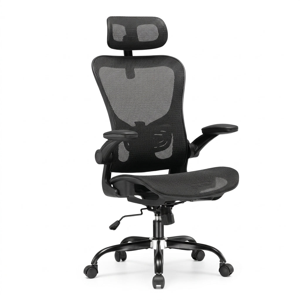Base et roulettes de la chaise de bureau Ergovian E1S